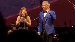 Andrea Bocelli Ft.  Paty Cantú  - Canto Della Terra (Palacio de los Deportes México 2019)