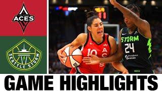 Las Vegas Aces vs Seattle Storm FULL GAME Highlights | 2024 Women's Basketball