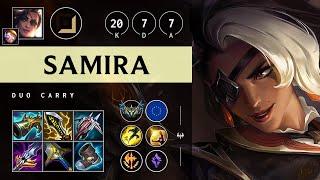 Samira ADC vs Varus: Triple Kill, Legendary - EUW Challenger Patch 14.21