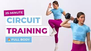 25-Minute Full Body CIRCUIT WORKOUT (AMRAP)