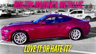 ALL NEW 2025 Ford Mustang GT ( MOLTEN MAGENTA METALLIC)