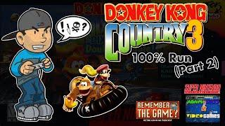 Adam Sucks At Video Games - Donkey Kong Country 3: Dixie Kong's Double Trouble! 100% Run (Part 2)