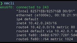 Modifying Static IP addresses and Network Connections with nmcli