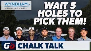 Why you should wait five holes before making picks at the 2024 Wyndham Championship