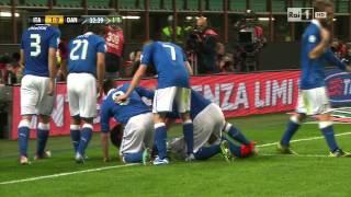 Goal Montolivo vs Denmark - Cup Qualifier 2014 World - HD