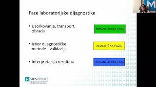 MediGroup webinar, dr sci med. Vesna Kovačević-Jovanović - Laboratorijska dijagnostika SARS-COV-2