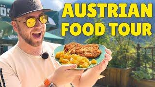 Austrian Food Tour in the Alps! Secret Spots Deep in the Mountains. Schnitzel, Beer, and Knödel