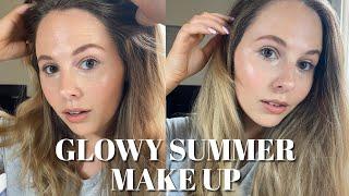 SUMMER DEWY MAKE UP | minimal foundation, lots of blush & the perfect base!