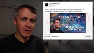 SpaceX Bitcoin Token Pre-Sale Crypto Scam Is NOT Legit ("SPX")