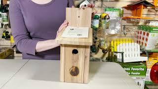 Cedar Chickadee or Wren Nesting Box