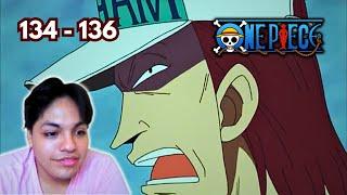 LA MARINA ACTUA! (Relleno) - Veo por primera vez - One Piece - Capítulos 134 al 136