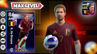 How To Train 101 Rate K.De Bruyne In eFootball 2024 | Kevin De Bruyne Max Level Training