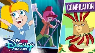 Top 10 Hamster & Gretel Music Videos | Compilation | Disney Channel Animation