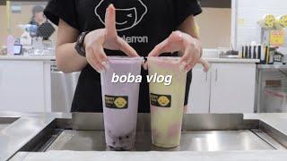 boba vlog | come work at a boba shop with me