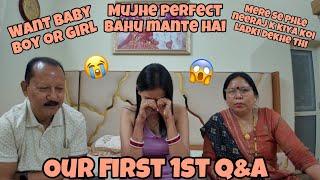 Q&A with in-laws  Papa k answer ne emotional kar diya ️ || Varsha Thapa