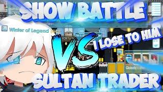 SHOW vs SUPER RICH TRADER ( LOSE & GAVE HIM DL) | Growtopia Indonesia