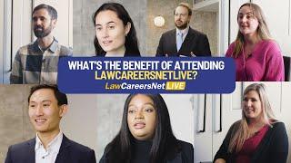 What's the benefit of attending LawCareersNetLIVE?