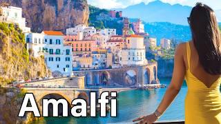 Amalfi 2024 8K ITALY Walk Amalfi Coast Walking Tour