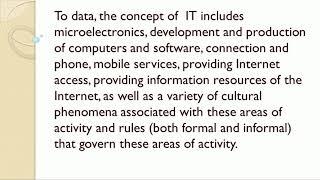 Utelbaeva A K    ICT role in key sectors of development of society  Standards in the field of ICT