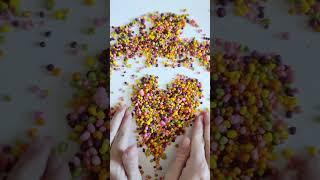 ASMR. Star made with NERDS candies #asmr #candy #heart