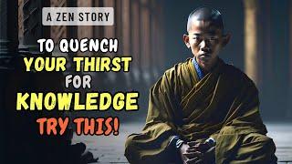 HOW TO QUENCH YOUR THIRST FOR KNOWLEDGE? | A Zen Story | Wise Words