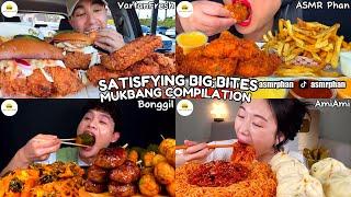 ASMR | SATISFYING BIG BITES MUKBANG COMPILATION | FAST FOOD EATING SHOW | NO TALKING |