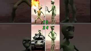 Green Alien Dance El Chombo - Dame Tu Cosita feat - Yeşil Uzaylı Dansı #dametucosita #shorts #cover