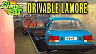 DRIVABLE LAMORE - KEYS, ENGINE REPAIR, CREAM INTERIOR, SECOND LICENSE PLATE, COBRA - My Summer Car