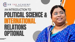 AN INTRODUCTION TO POLITICAL SCIENCE & INTERNATIONAL RELATIONS OPTIONAL#psir #upsc #civilservices