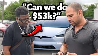 What a REAL car negotiation looks like... | Day in the Life of a LUXURY Car Dealer