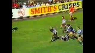 Henry Raymond Try 1988 Rd 2 Canterbury v Cronulla