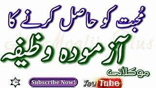 Muhabbat Ka Best Amal | Muhabbat Ka Nayab Amal | Wazifa For Lovers Moaklati Amal | Al Moalij Plus