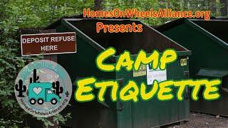 Camping Etiquette | 2021 Virtual RTR