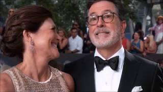 Stephen Colbert tells the story of when he knew his wife Evie was the one + Evie's cameo on the show