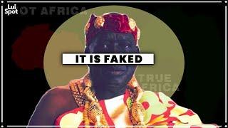 ghana king tells africans world map is Fake