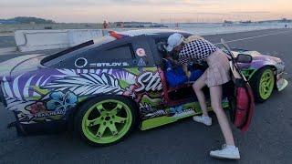 Sergey Stilov катает на своём NISSAN 200SX. Встретили Гуфа из #DUBROVSKIYSYNDICATE #sergeystilov