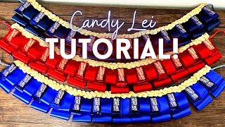 How to Make a Candy Lei for Graduation!