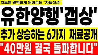 [유한양행 주가 전망] 다음주 축제 열린다! "시초가 갭상승" 추가상승하는 6가지 진짜 이유 오늘 확실하게 분석합니다. 매도를 고민하신다면 확인해보셔야 합니다! #오스코텍#유한양행