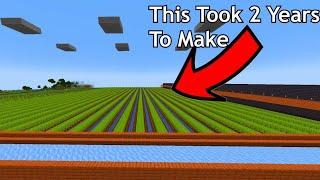 I Made The Biggest Melon Farm In Minecraft, But It Took 2 Years To Make