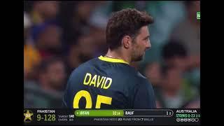 Pak vs aus 2nd t20 last two overs 