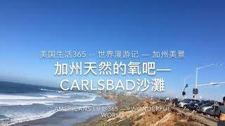 美國生活365 -- 加州天然的氧吧Carlsbad沙灘