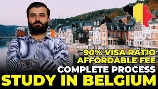 Study in Belgium | 90% Visa Success and Affordable Fees | Complete Process