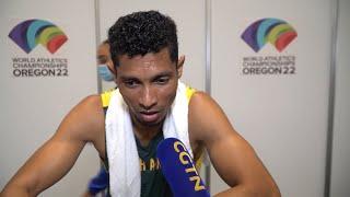 Wayde van Niekerk at the World Athletics Championships