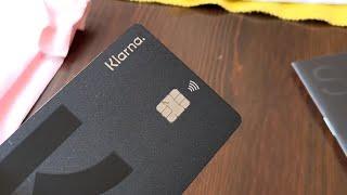 Klarna Card Kreditkarte | Unboxing