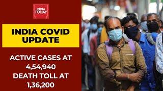 India's Covid Update: Total Active Cases At 4,54,940; Recoveries At 87,59,969 & Deaths At 1,36,200