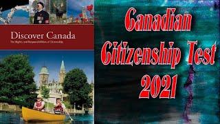 canadian citizenship test 2021. Practice Exams..