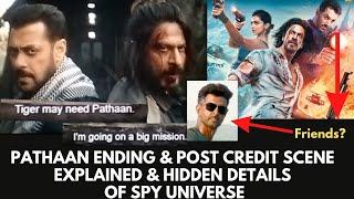 Pathaan Ending Explained | Pathaan Tiger Scene | Pathaan Post Credit Scene Explained | Spy Universe