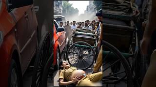 Pregnant Police Officer Rescue After Rickshaw Crash#rescue #police #ips #crime #crimealert #pregnant