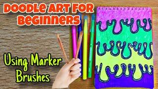 Doodle Art for beginners | Tutorial | Drawing | Brushes| Aesthetic Art | Scrapbook ideas | Palwashay