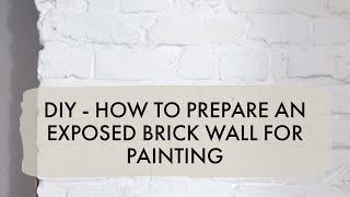 HOW TO PAINT AN OLD BRICK WALL